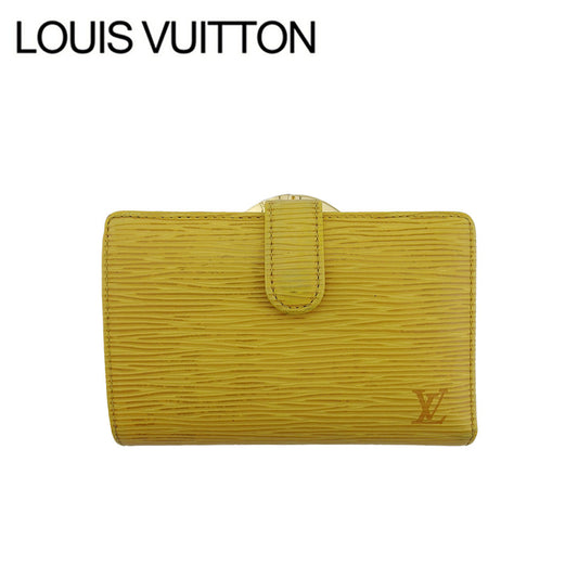 LOUIS VUITTON Bifold Wallet M63249 Yellow purple Portonevie Vienova