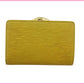 LOUIS VUITTON Bifold Wallet M63249 Yellow purple Portonevie Vienova
