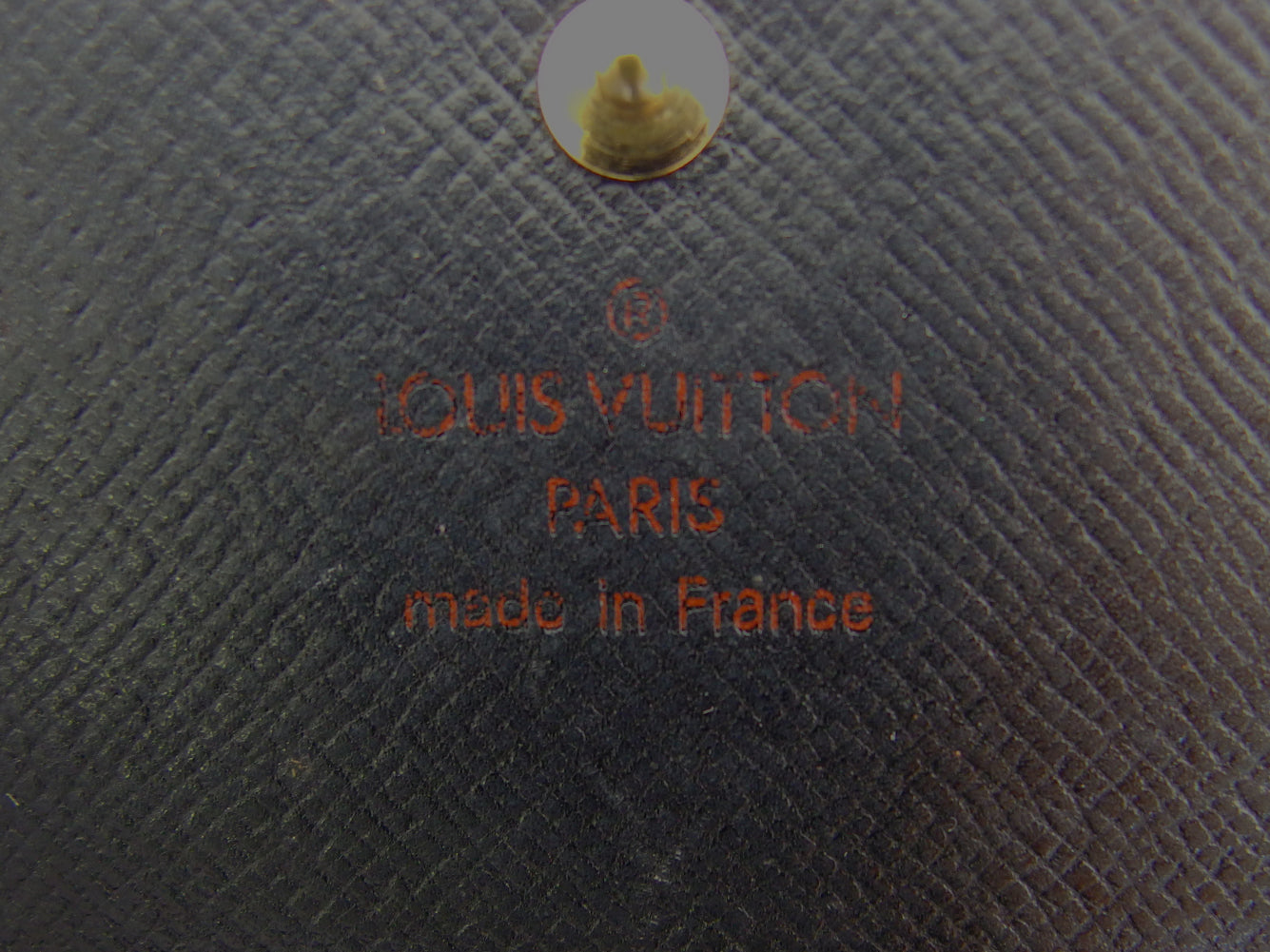 LOUIS VUITTON Bifold Wallet M63482 black Porte Monnaie Billets Cartes Credit