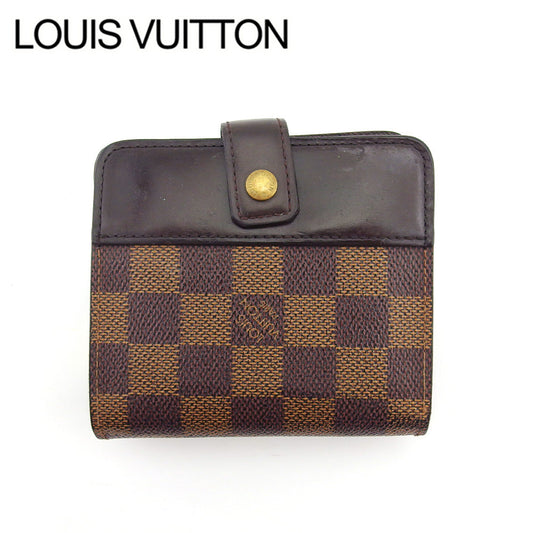 LOUIS VUITTON Bifold Wallet N61668 Brown beige Compact zip
