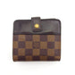 LOUIS VUITTON Bifold Wallet N61668 Brown beige Compact zip
