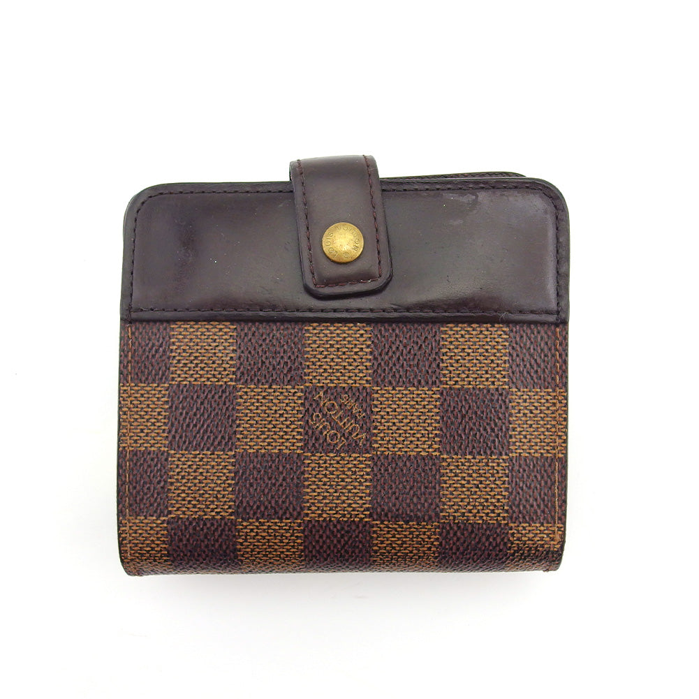LOUIS VUITTON Bifold Wallet N61668 Brown beige Compact zip