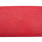 LOUIS VUITTON Tri-fold wallet Red Porte Tresor International