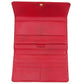 LOUIS VUITTON Tri-fold wallet Red Porte Tresor International
