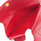 LOUIS VUITTON Tri-fold wallet Red Porte Tresor International