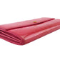 LOUIS VUITTON Long Wallet Purse Red Portefeuille Sara