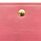 LOUIS VUITTON Long Wallet Purse Red Portefeuille Sara