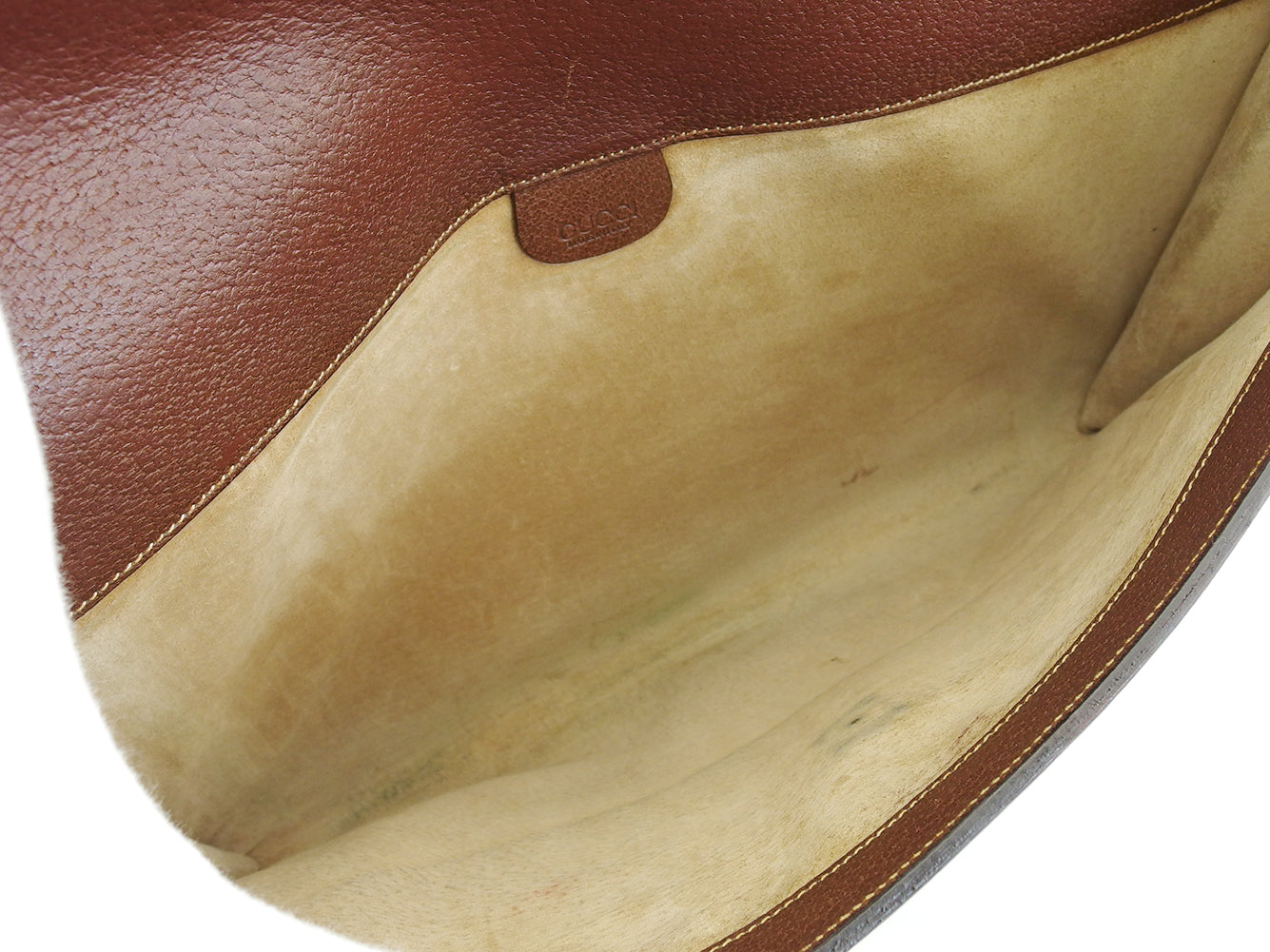 GUCCI Business bag Brown Old Gucci