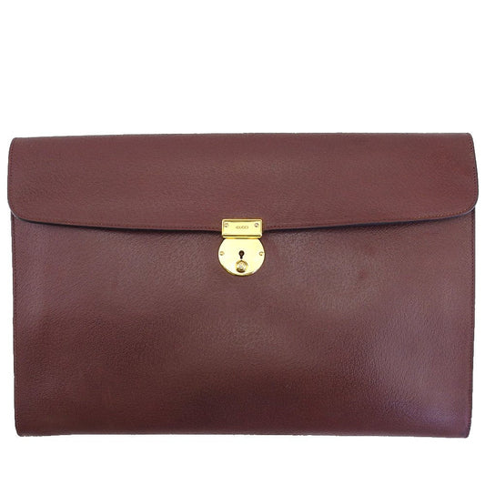 GUCCI Business bag Brown Old Gucci