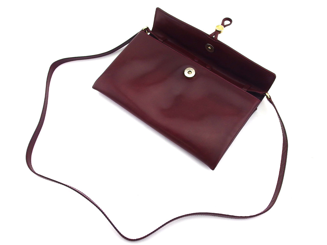 GUCCI Shoulder Bag Bordeaux Old Gucci