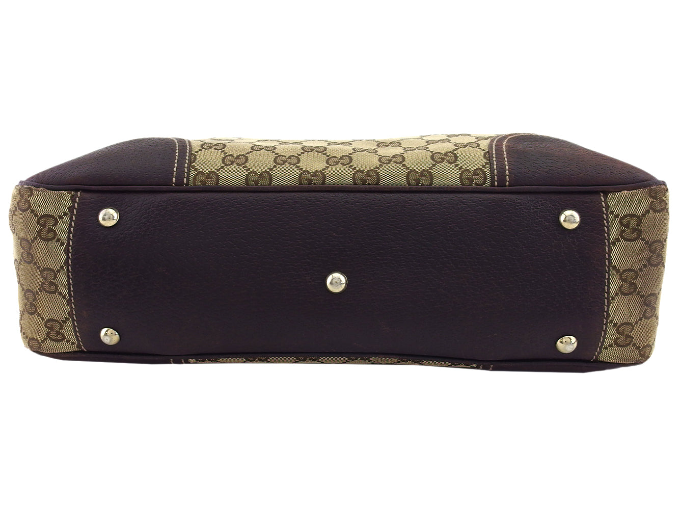 GUCCI Tote Bag 163805 Beige Brown type Pretty
