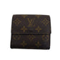 LOUIS VUITTON Bifold Wallet M61652 Brown x beige Portomonet Pie Cartes Crdit