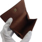 LOUIS VUITTON Bifold Wallet M61652 Brown x beige Portomonet Pie Cartes Crdit