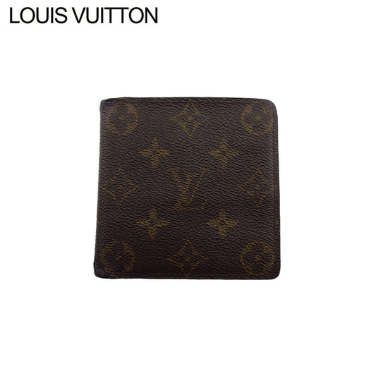 LOUIS VUITTON Bifold Wallet M61665 Brown beige Porte Billets Cartes Crdit Monet