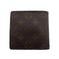 LOUIS VUITTON Bifold Wallet M61665 Brown beige Porte Billets Cartes Crdit Monet