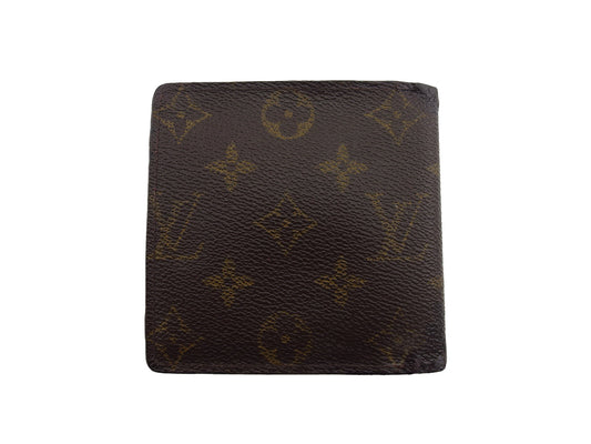 LOUIS VUITTON Bifold Wallet M61665 Brown beige Porte Billets Cartes Crdit Monet