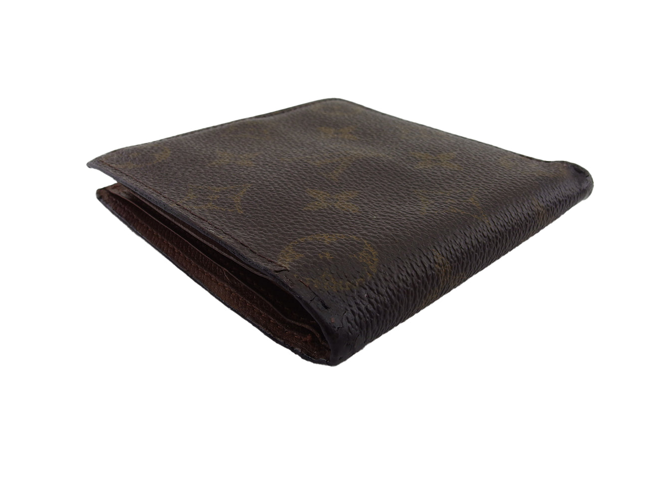 LOUIS VUITTON Bifold Wallet M61665 Brown beige Porte Billets Cartes Crdit Monet