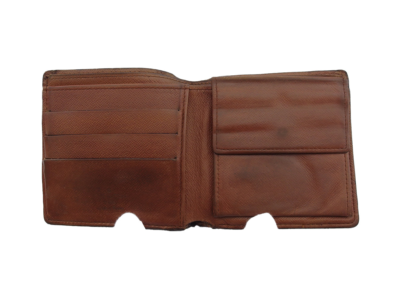 LOUIS VUITTON Bifold Wallet M61665 Brown beige Porte Billets Cartes Crdit Monet