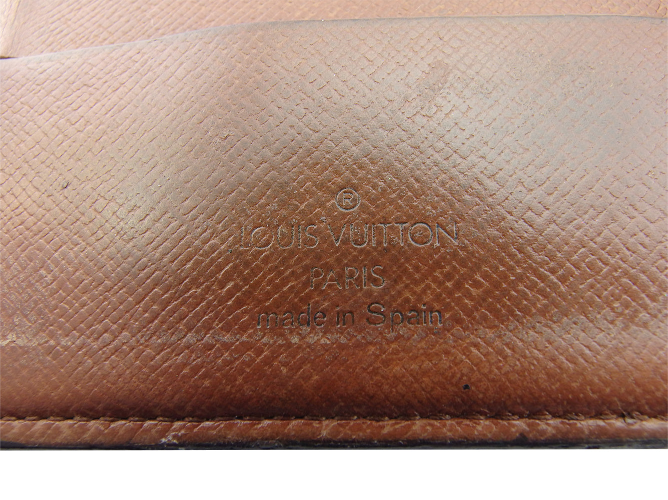 LOUIS VUITTON Bifold Wallet M61665 Brown beige Porte Billets Cartes Crdit Monet