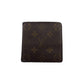 LOUIS VUITTON Bifold Wallet M61665 Brown beige Porte Billets Cartes Crdit Monet