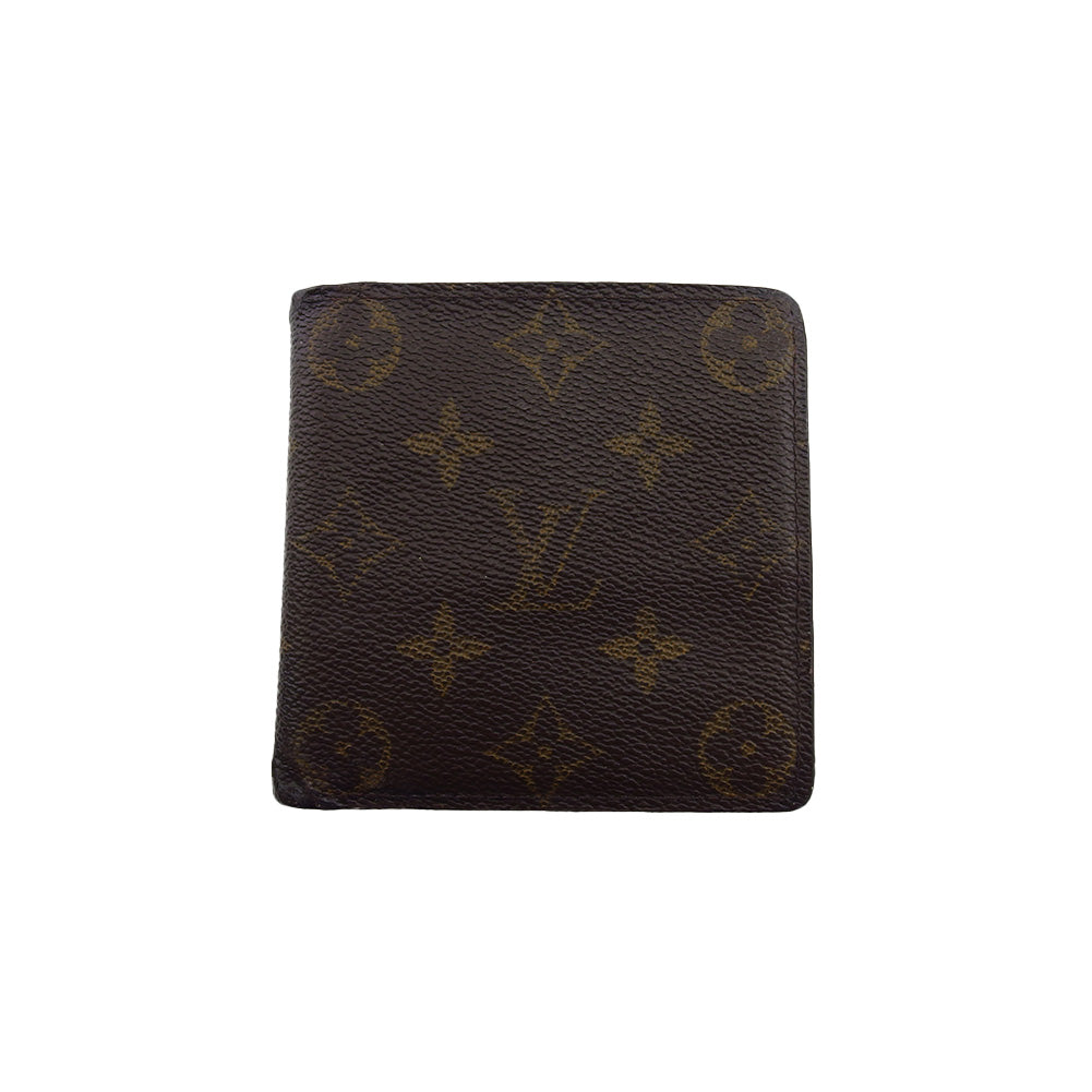 LOUIS VUITTON Bifold Wallet M61665 Brown beige Porte Billets Cartes Crdit Monet