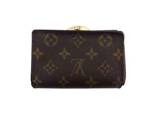 LOUIS VUITTON Bifold Wallet M61674 Brown beige Portefeuille Viennoiserie