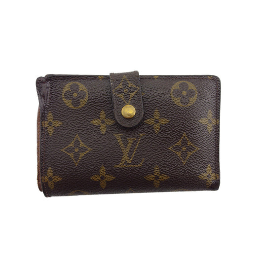 LOUIS VUITTON Bifold Wallet M61674 Brown beige Portefeuille Viennoiserie