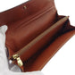 LOUIS VUITTON Long Wallet Purse Brown x beige Pochette Porto MonÃ©credi