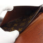 LOUIS VUITTON Bill Compartment Brown x beige Porto Circle Bifold