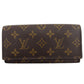 LOUIS VUITTON Bill Compartment Brown x beige Porto Circle Bifold