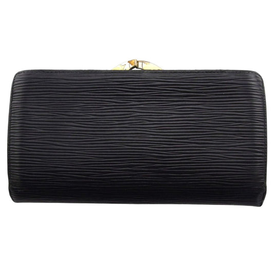 LOUIS VUITTON Bifold Wallet Noir Continental clutch