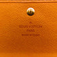 LOUIS VUITTON Long Wallet Purse Mandarin Pochette Porto Monnet Credit