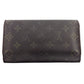 LOUIS VUITTON Long Wallet Purse M61215 Brown beige Porte Tresor International