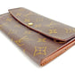 LOUIS VUITTON Bill Compartment M60929 Brown Porte Billets6 Cartes Crdit