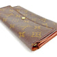 LOUIS VUITTON Bill Compartment M60929 Brown Porte Billets6 Cartes Crdit
