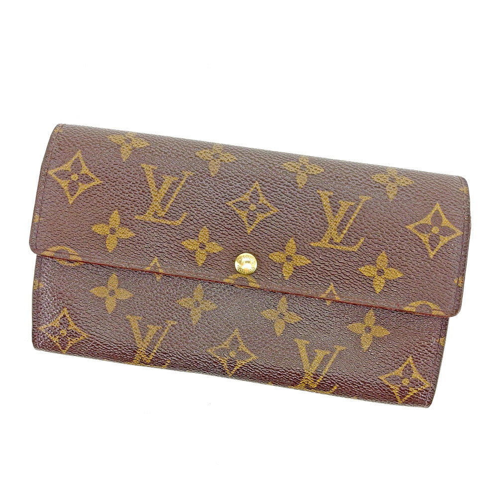 LOUIS VUITTON Bill Compartment M60929 Brown Porte Billets6 Cartes Crdit