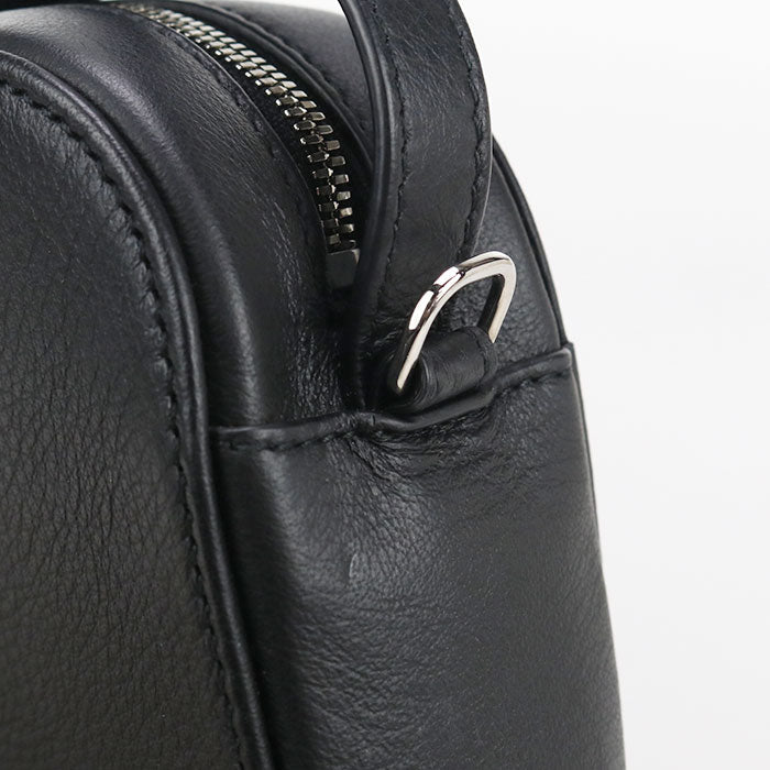 BALENCIAGA 608654 Small camera bag Every day Diagonal shoulder bag leather black Women