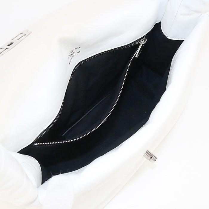 BALENCIAGA 787896 Sling bag Monaco Handbag leather White Women