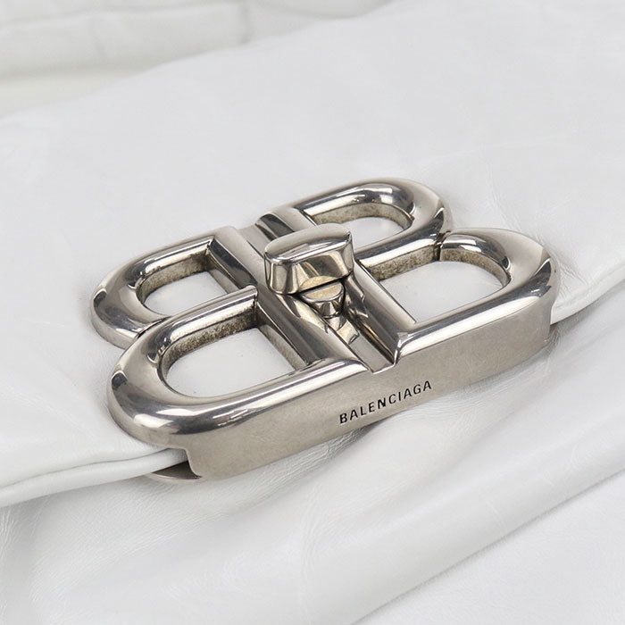 BALENCIAGA 787896 Sling bag Monaco Handbag leather White Women