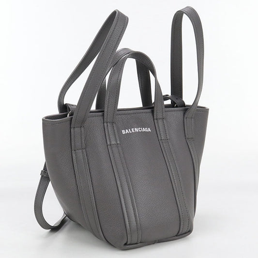 BALENCIAGA 672793 15YUN 1190 Everyday 2.0 North South XS Tote Bag leather Gray unisex