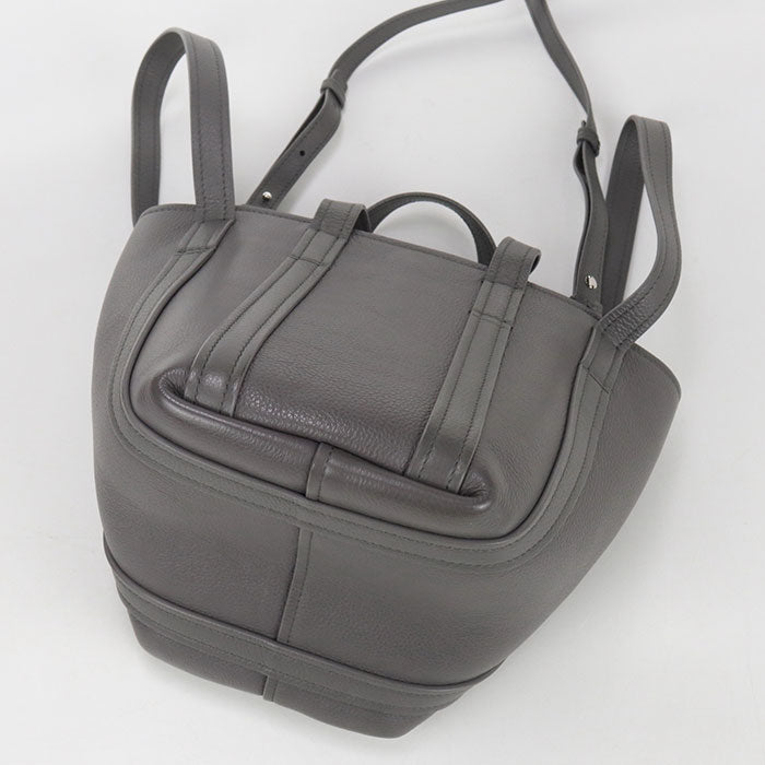 BALENCIAGA 672793 15YUN 1190 Everyday 2.0 North South XS Tote Bag leather Gray unisex