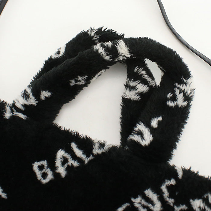 BALENCIAGA 581762 Tote Bag Every day 2WAYTote Bag fur black Women Used Authentic