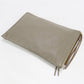 BALENCIAGA 390186 Clutch bag metal edge L-shaped clutch bag leather.Goatskin gray mens Used Authentic