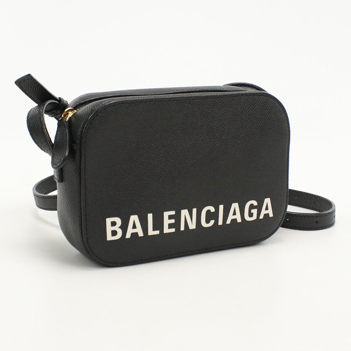 BALENCIAGA 608653 Shoulder Bag Every day Camera Bag Pochette leather black Women