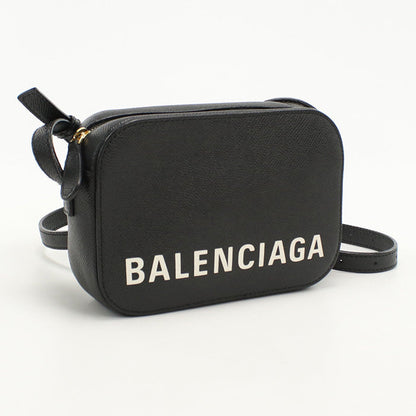 BALENCIAGA 608653 Shoulder Bag Every day Camera Bag Pochette leather black Women