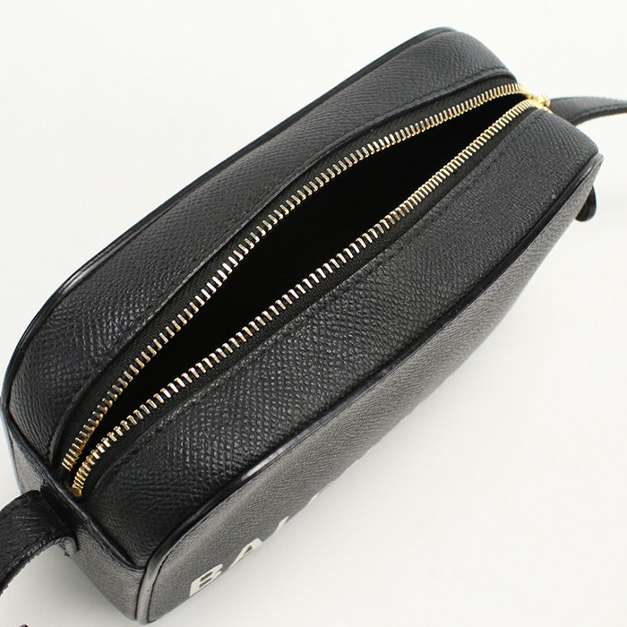 BALENCIAGA 608653 Shoulder Bag Every day Camera Bag Pochette leather black Women