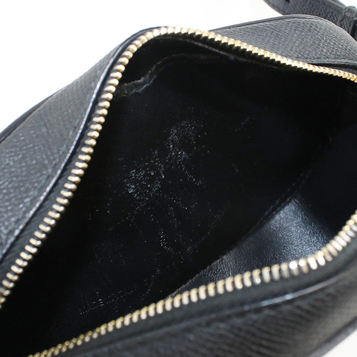BALENCIAGA 608653 Shoulder Bag Every day Camera Bag Pochette leather black Women