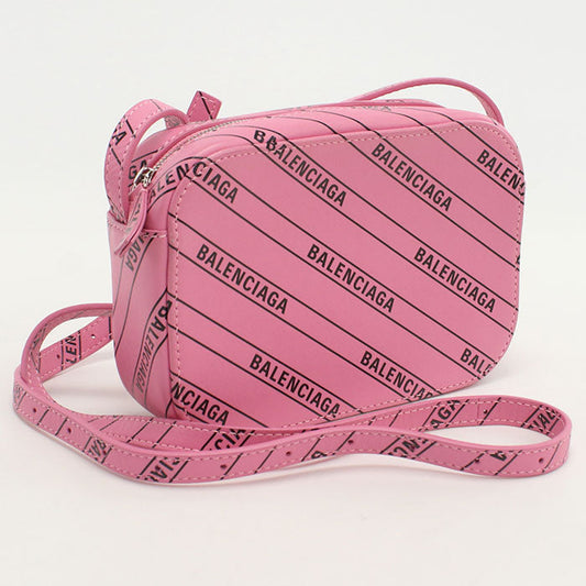 BALENCIAGA 552372 Shoulder Bag Every day Camera bag leather pink Women