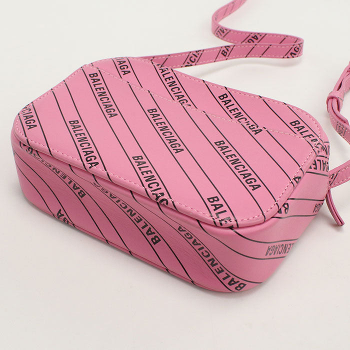 BALENCIAGA 552372 Shoulder Bag Every day Camera bag leather pink Women