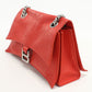 BALENCIAGA 716351 Shoulder Bag crash ChainShoulder Bag leather Red Women